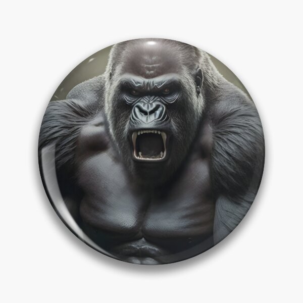 Item preview, Mighty Jungle Gorilla - Stunning Wildlife Design designed and sold by Hipatye26.