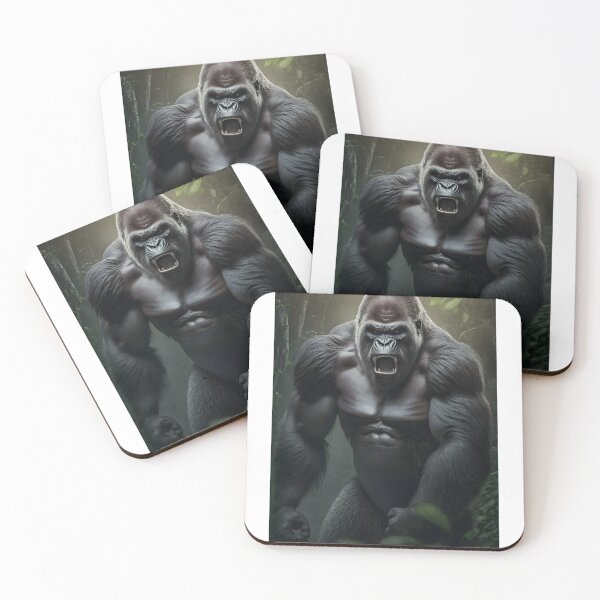 Item preview, Mighty Jungle Gorilla - Stunning Wildlife Design designed and sold by Hipatye26.