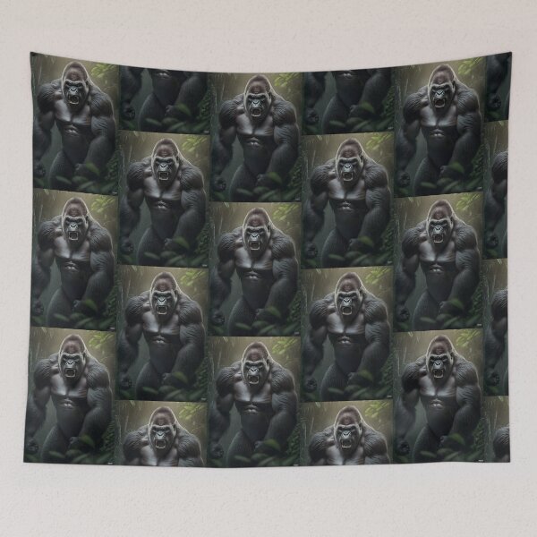 Item preview, Mighty Jungle Gorilla - Stunning Wildlife Design designed and sold by Hipatye26.