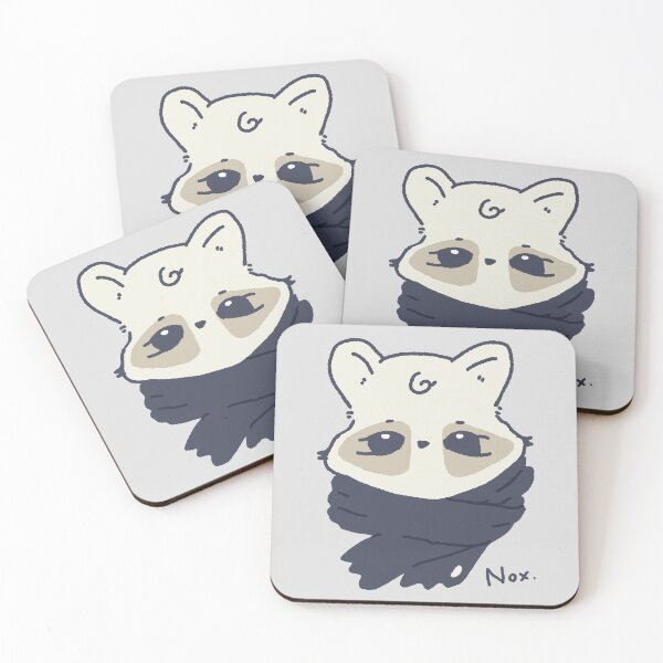 Item preview, Nox the raccoon. designed and sold by MAMOSHOTFACTORY.