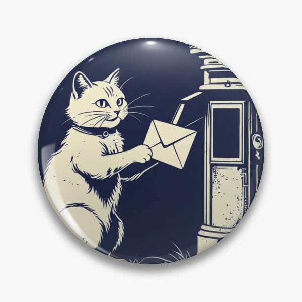 Item preview, Midnight Mail Cat – Letters After Dark designed and sold by LEO'S CREATURE　れおずくりーちゃー.