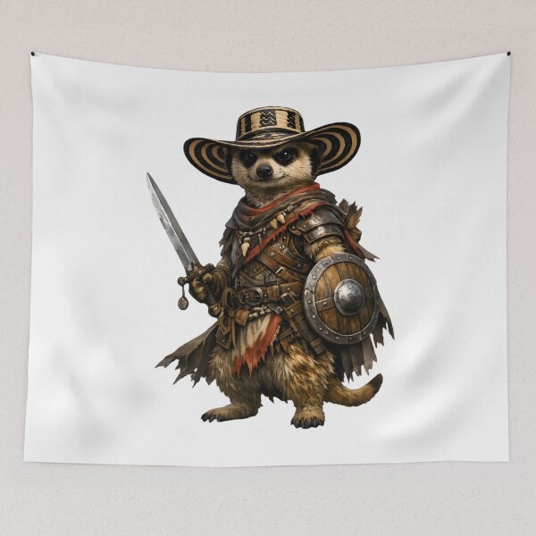 Item preview, Colombian Meerkat Warrior designed and sold by upaupu.