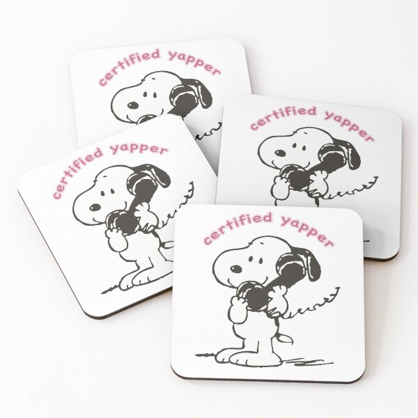 Item preview, snoopy talks on the phone designed and sold by retrocreations|.