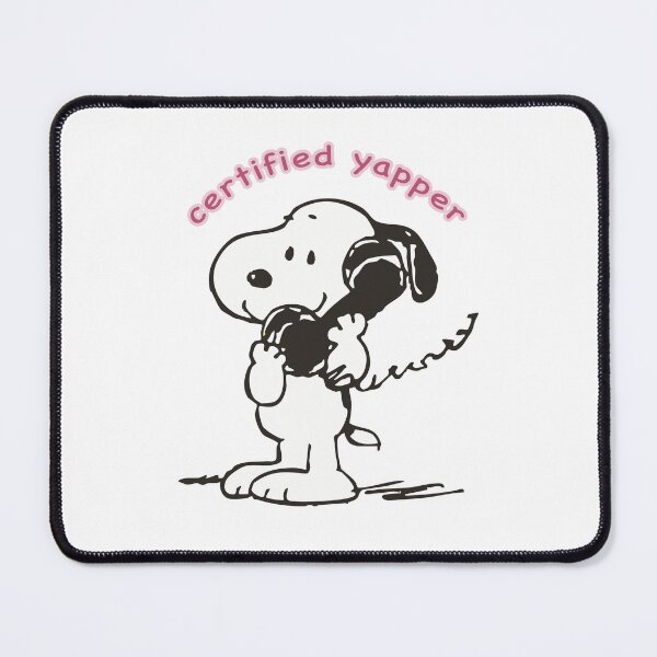 Item preview, snoopy talks on the phone designed and sold by retrocreations|.