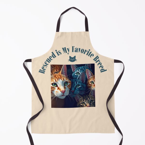 Item preview, Rescued is My Favorite Breed Cat Rescue designed and sold by Sachie's Studio.