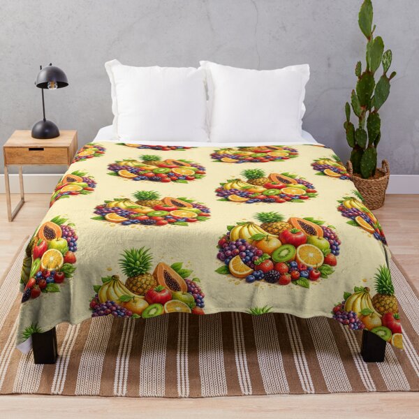Item preview, Colorful Fresh Fruits Illustration | Vibrant Tropical Fruit Digital Art designed and sold by Snapystyle.