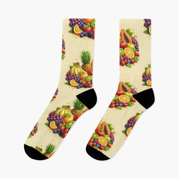 Item preview, Colorful Fresh Fruits Illustration | Vibrant Tropical Fruit Digital Art designed and sold by Snapystyle.