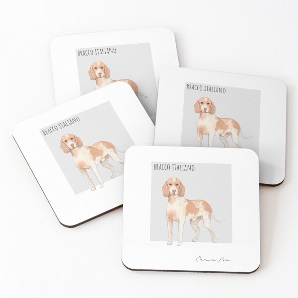 Item preview, Bracco Italiano Watercolor Dog Illustration – Italian Pointer Art | Canine Love Design designed and sold by Kidult Minds.