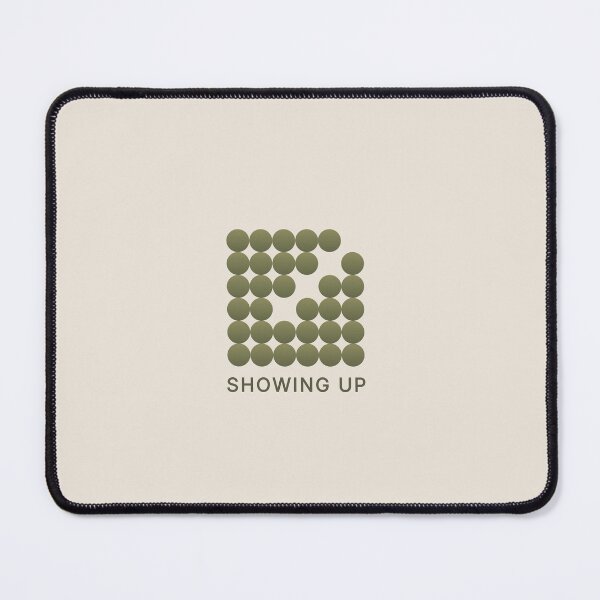 Item preview, Showing Up – Progress Over Perfection Minimal Art designed and sold by The SD Ink.