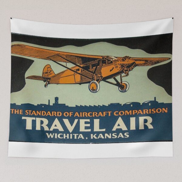 Item preview, Travel Air, Vintage Aircraft from Wichita Kansas designed and sold by Henry Nelson Design.