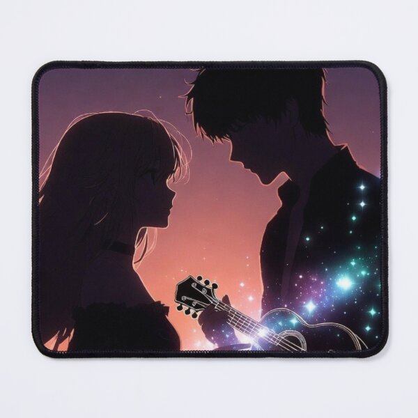 Item preview, Sunset Melody of Love Silhouette designed and sold by PixelVibe782.