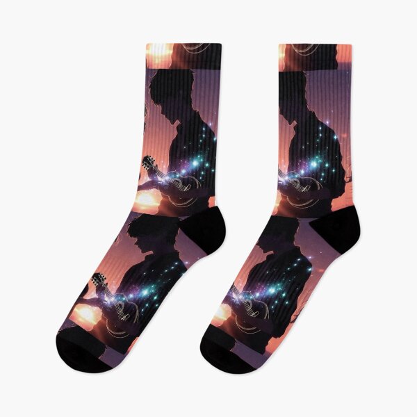 Item preview, Sunset Melody of Love Silhouette designed and sold by PixelVibe782.