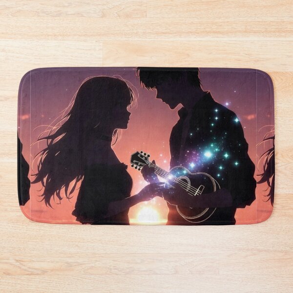 Item preview, Sunset Melody of Love Silhouette designed and sold by PixelVibe782.