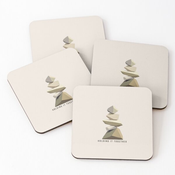 Item preview, Holding It Together – Minimal Balance & Resilience Art designed and sold by The SD Ink.