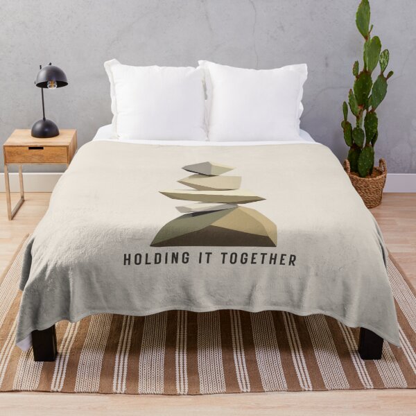 Item preview, Holding It Together – Minimal Balance & Resilience Art designed and sold by The SD Ink.