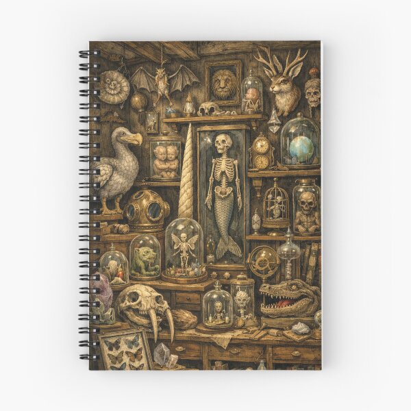 Item preview, Antique Cabinet of Curiosities, Mystical Chamber of Wonders, Collage designed and sold by Mauswohn.