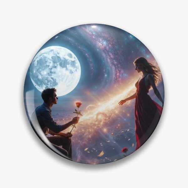 Item preview, Eternal Love Across the Stars designed and sold by PixelVibe782.