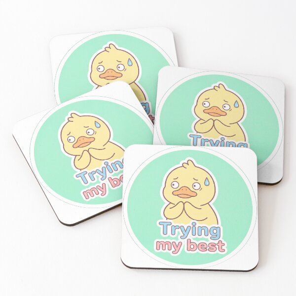 Item preview, Trying My Best Nervous Duck designed and sold by Visual Dept..
