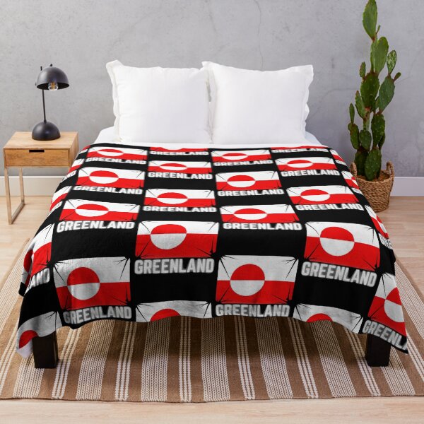 Item preview, Greenland flag designed and sold by Minimalismat.