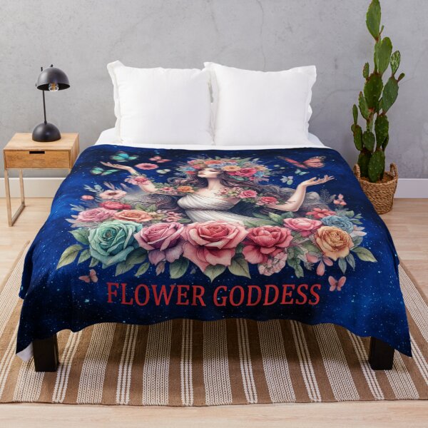 Item preview, Flower Goddess — Divine Feminine of Blooming Beauty & Natural Grace designed and sold by MysticOzzy.
