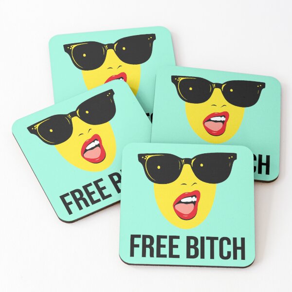 Item preview,  Free Bitch - Pop Art Expression Bold Sunglasses designed and sold by Vicky021.