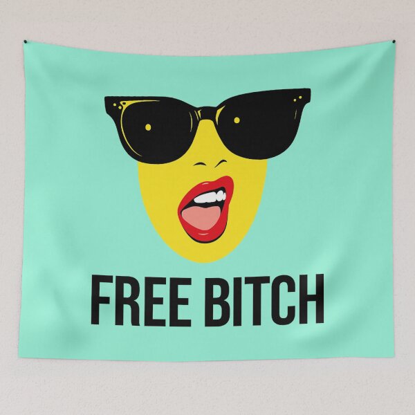 Item preview,  Free Bitch - Pop Art Expression Bold Sunglasses designed and sold by Vicky021.