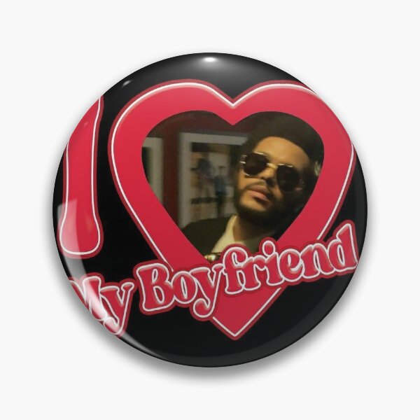 Item preview, i love my boyfriend the weeknd sticker designed and sold by Memos-shop.