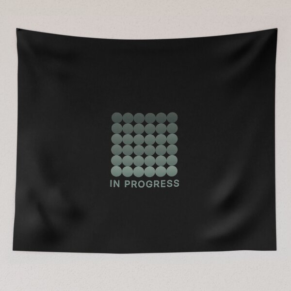Item preview, In Progress – Minimal Growth & Self Development Art designed and sold by The SD Ink.