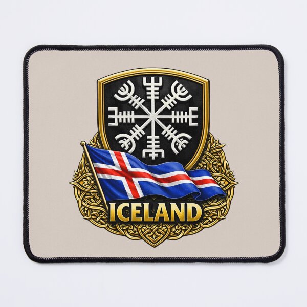 Item preview, Iceland Vegvisir Compass - Viking Nordic Symbol designed and sold by Myra365Art.