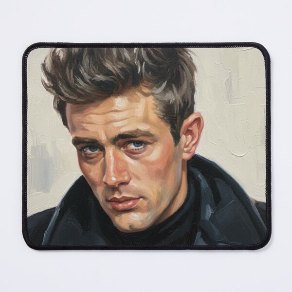 Item preview, Midnight Rebel: James Dean Soulful Black Turtleneck Art designed and sold by Art's Diner.