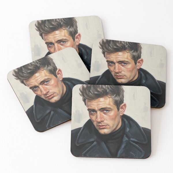 Item preview, Midnight Rebel: James Dean Soulful Black Turtleneck Art designed and sold by Art's Diner.