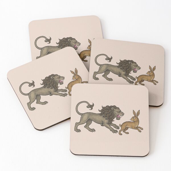 Item preview, Medieval Lion and the Hare designed and sold by ebrawne.