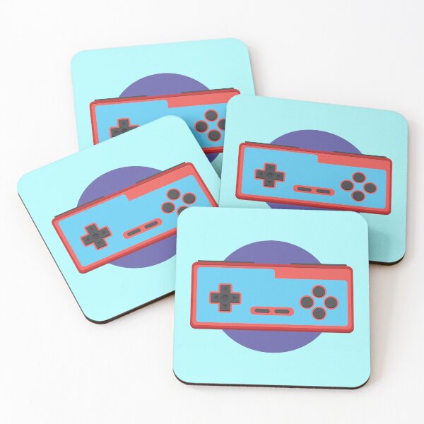 Item preview, Retrocon One - Retro Style 90s Game Controller Reimagined - Redblue designed and sold by Artenine Arts.