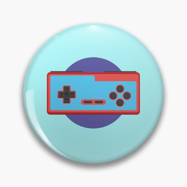 Item preview, Retrocon One - Retro Style 90s Game Controller Reimagined - Redblue designed and sold by Artenine Arts.