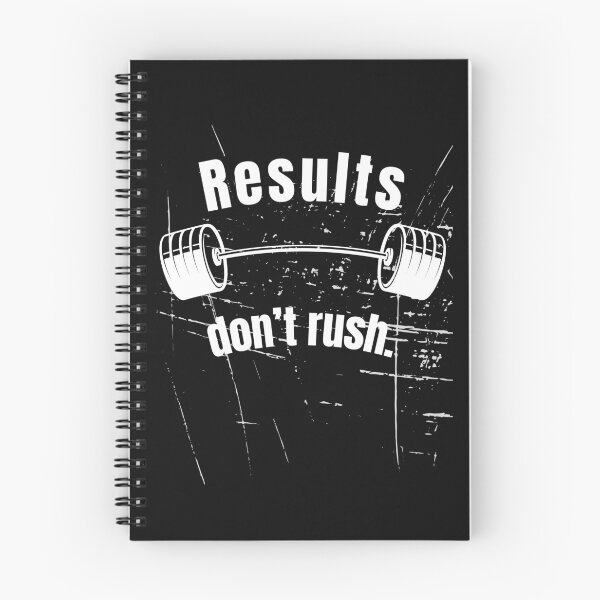 Item preview, Results don’t rush. Gym Fitness Motivation Quote designed and sold by TeeArtWorld.