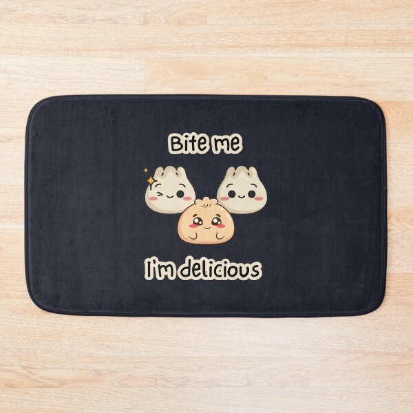 Item preview, Bite Me, I'm Delicious, Dumpling, Cute Dim Sum, Yum Cha, Kawaii designed and sold by AASparksDesigns.