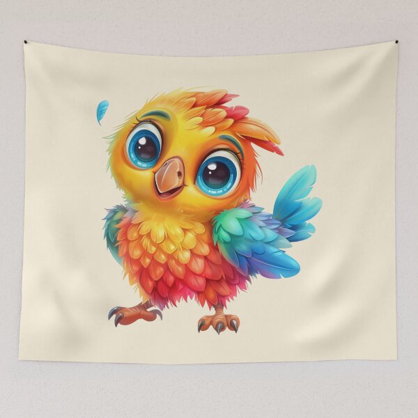 Item preview, Birdy the Featherly designed and sold by bubblyrainbow.