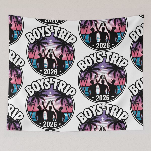 Item preview, Summer Vacation Boys Trip 2026 Travel Adventure designed and sold by SplashTastic.