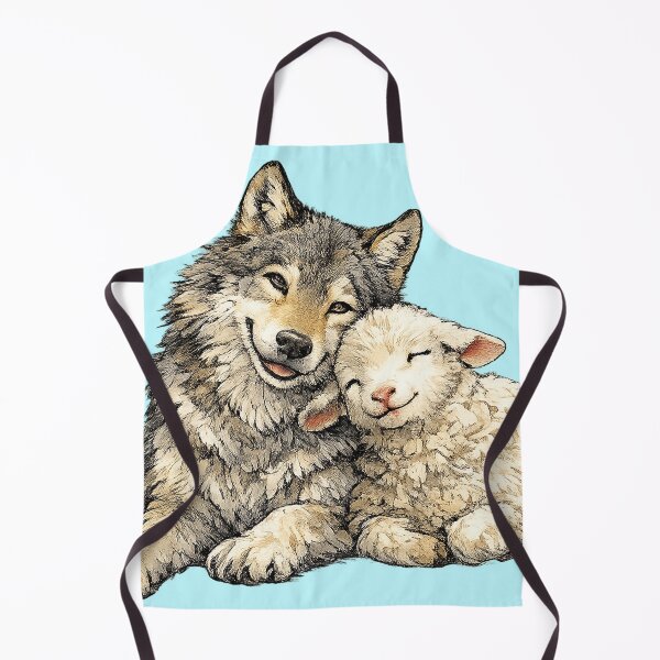 Artikelvorschau, Der Wolf und das Lamm entworfen und verkauft von Lion and Lamb Design.