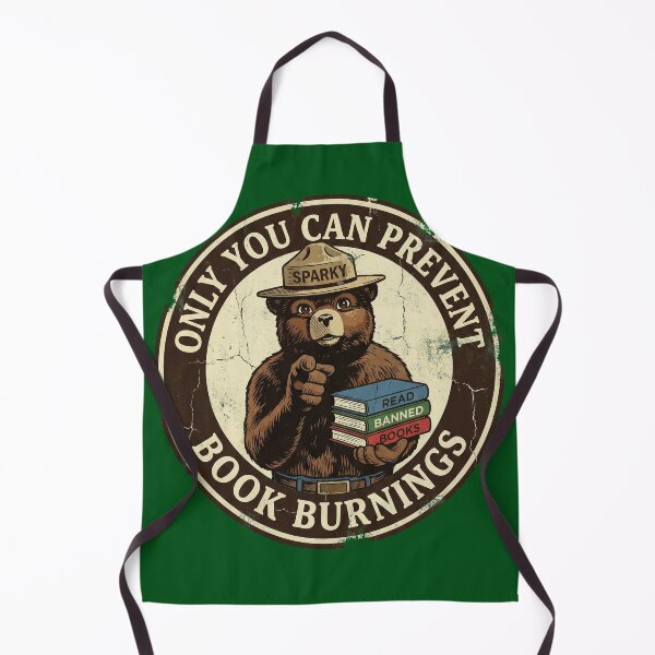 Item preview, Prevent Book Burnings Vintage Bear Parody designed and sold by AdyKurniawan.
