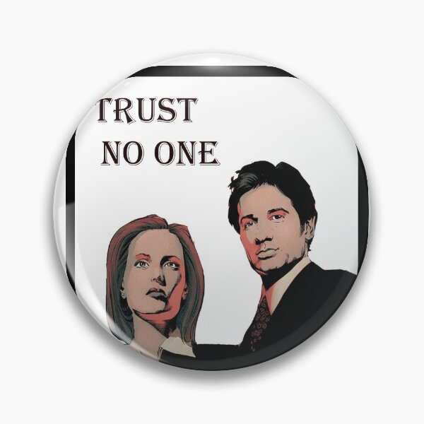 Item preview, Trust No One Retro Comic Style –Famous Investigator duo Paranormal Art designed and sold by Dimu Co..