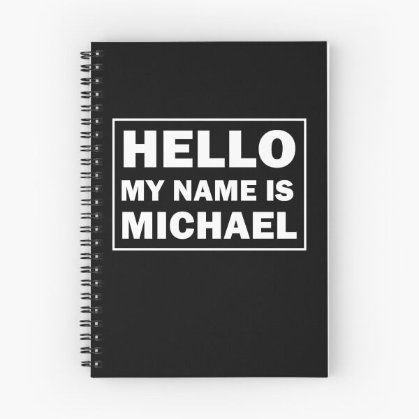 Item preview, Hello My Name Is Michael Mike Nametag Funny Mens Humor  designed and sold by Essetino.