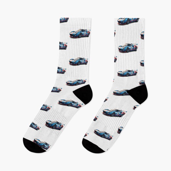 Item preview, Blue Classic Racing Car Sticker – Retro Motorsport Design designed and sold by Teewave-Ashish.