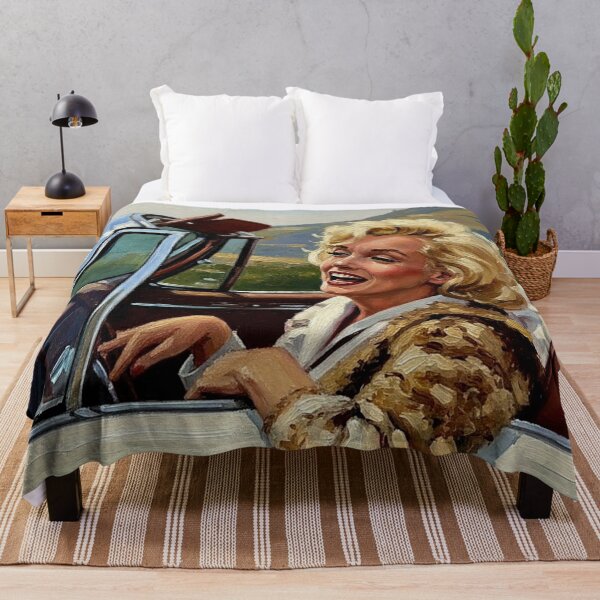 Item preview, Golden Girl Drive: Iconic Marilyn Monroe Convertible Art designed and sold by Art's Diner.
