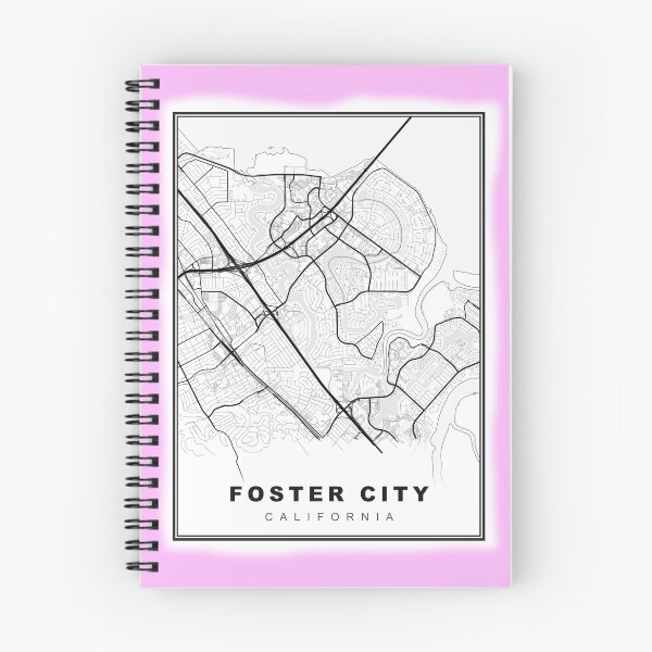 Item preview, Minimalist Foster City Map designed and sold by Tamas Das.
