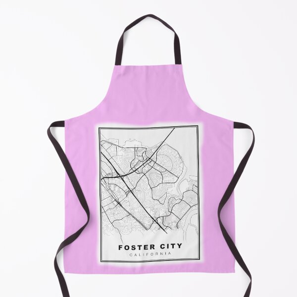 Item preview, Minimalist Foster City Map designed and sold by Tamas Das.