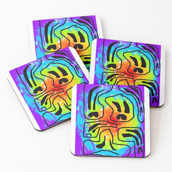 Item preview, Trippy hippy frowny face emo scene grunge  designed and sold by roselily1111.