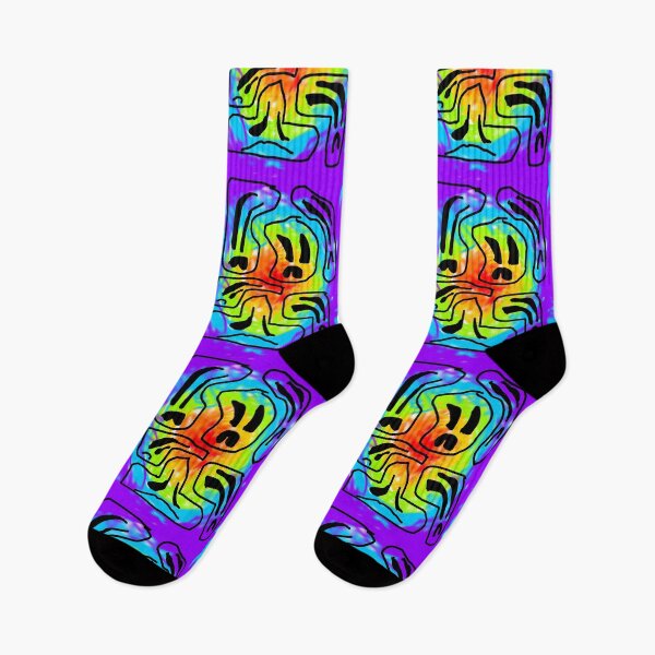 Item preview, Trippy hippy frowny face emo scene grunge  designed and sold by roselily1111.