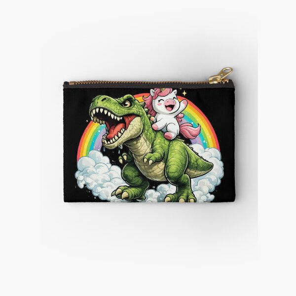 Item preview, Unicorn Riding Dinosaur – Cute Fantasy Unicorn & Dino Graphic | Whimsical T-Shirt & Gifts designed and sold by Teetreasure2.