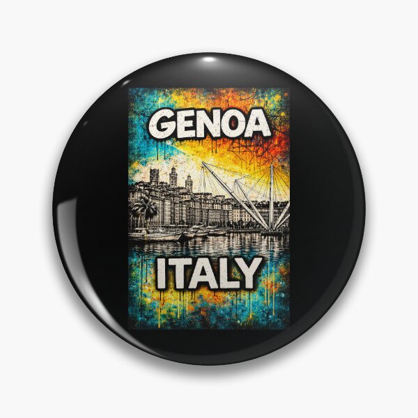 Item preview, Genoa Italy Graffiti Style  designed and sold by Thistle-TShop.